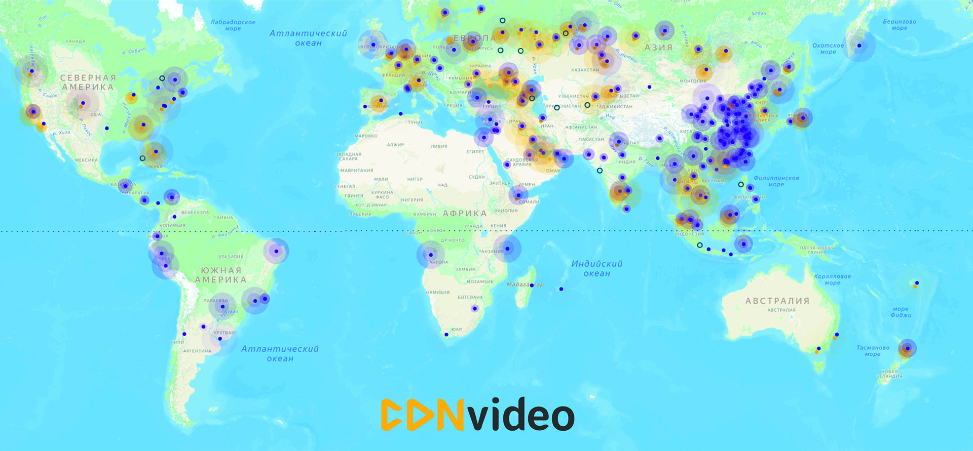 Broadcast coverage map
